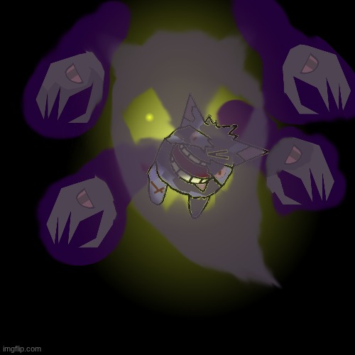 Hyper Mega Gengar has now appeared ready to fight you for fun and laughs... | made w/ Imgflip meme maker