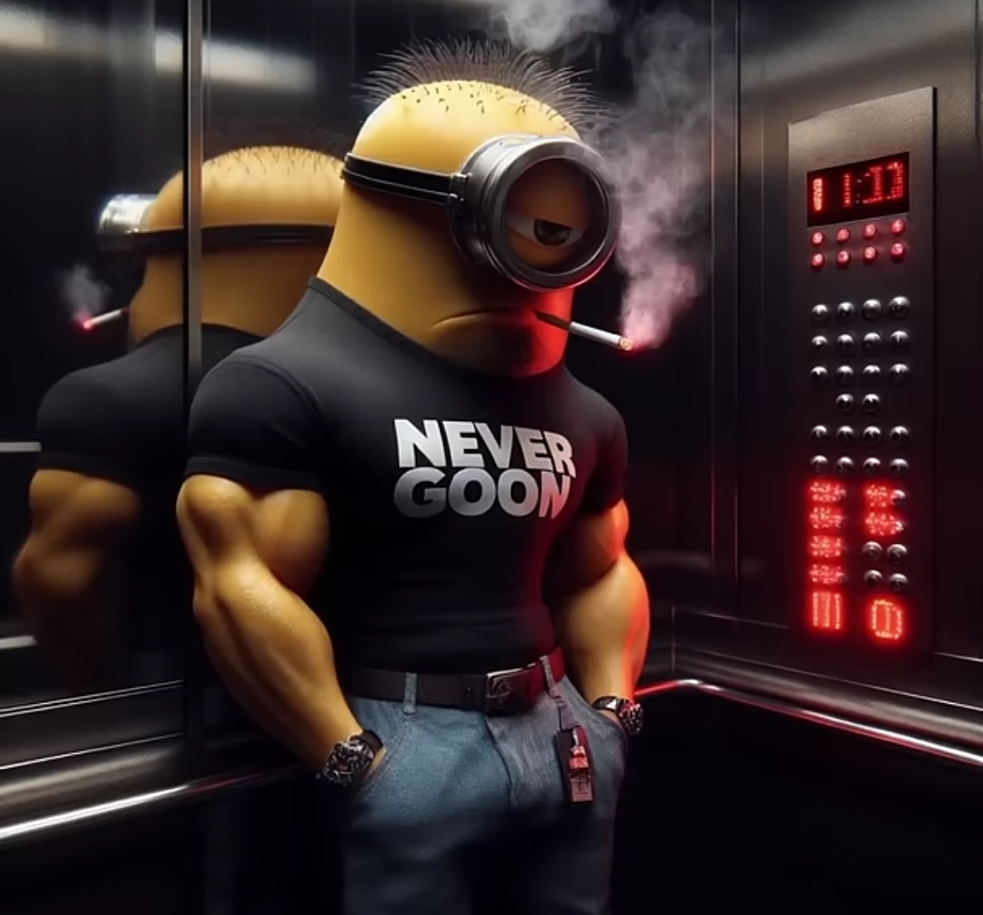 Never goon Blank Meme Template