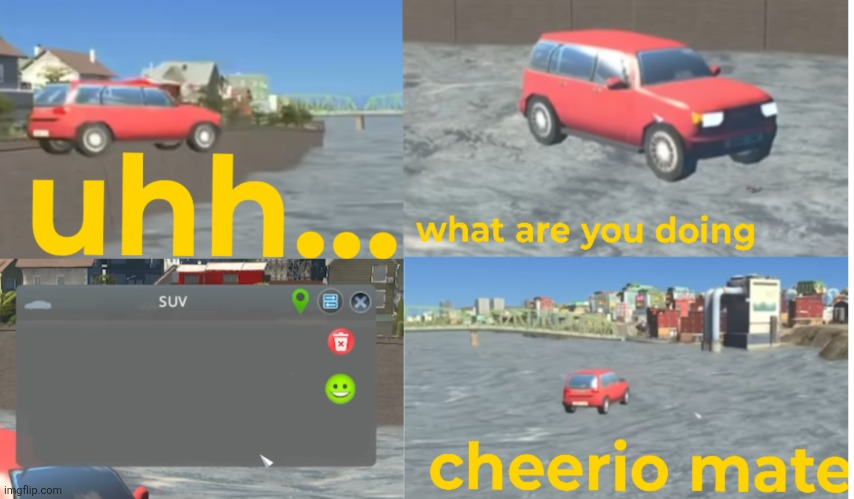 Cheerio mate Blank Meme Template