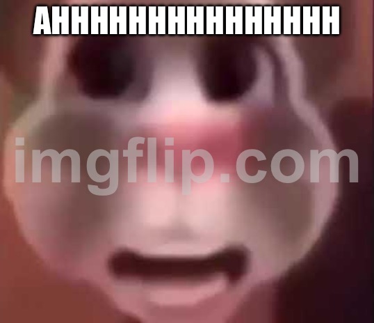 Old talking tom ah | AHHHHHHHHHHHHHHH | image tagged in old talking tom ah | made w/ Imgflip meme maker