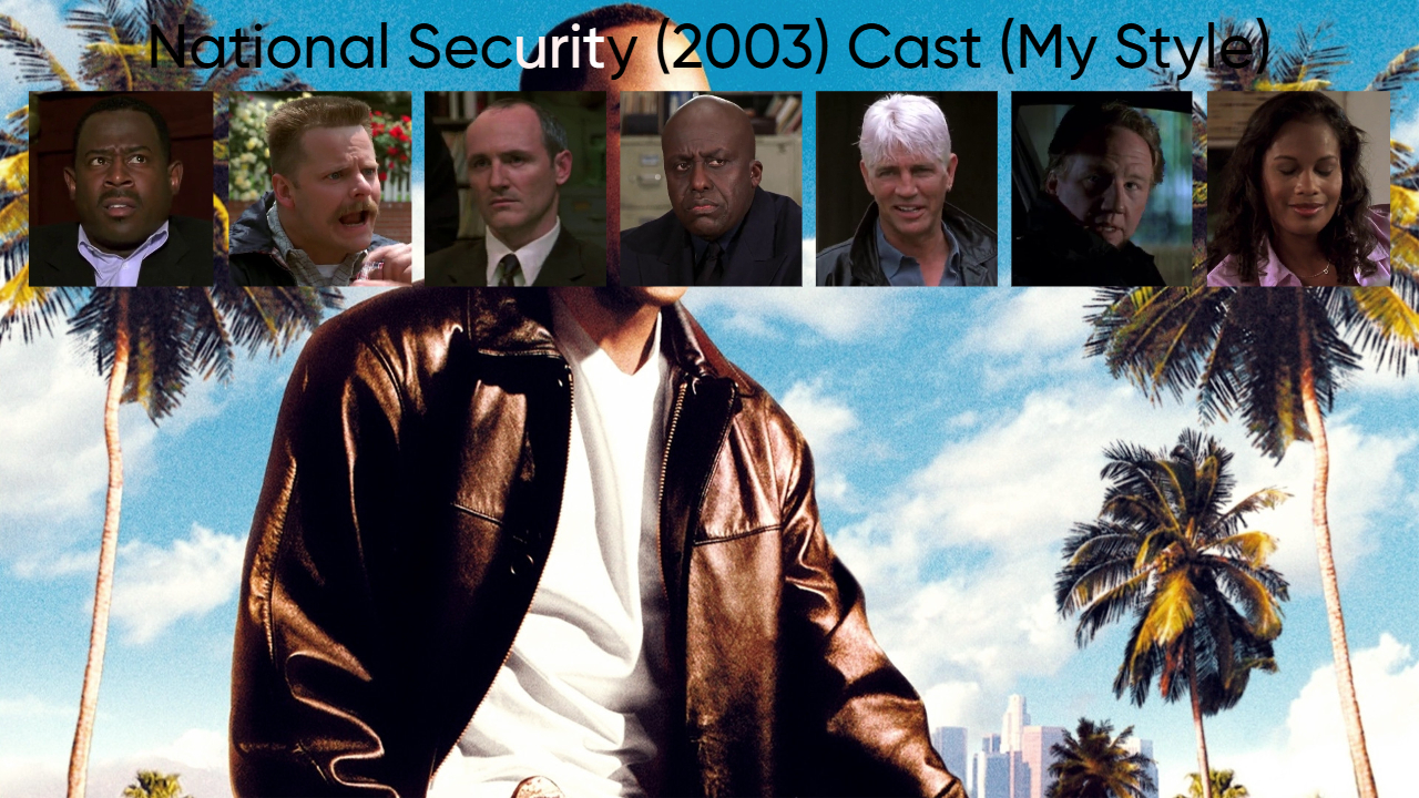 National Security (2003) Cast (My Style) Blank Meme Template