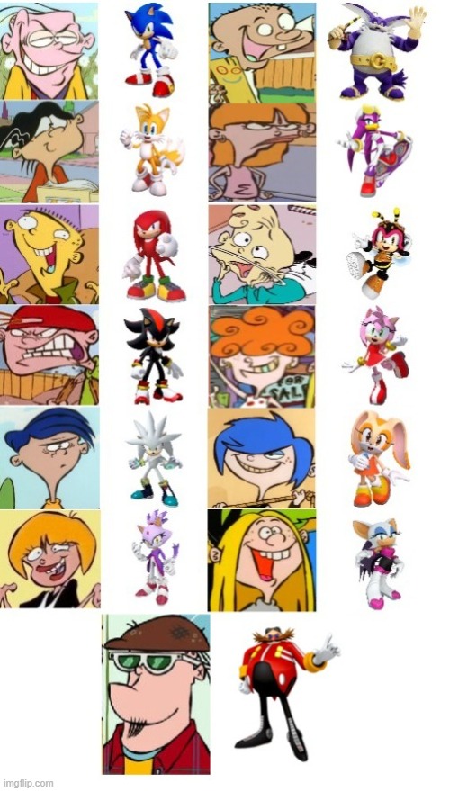 Sonic Ed Edd Eddy | image tagged in sonic the hedgehog,ed edd n eddy,eggman,sonic,ed edd eddy,repost | made w/ Imgflip meme maker