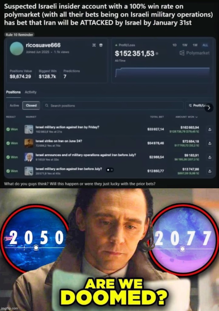 image tagged in are we doomed | made w/ Imgflip meme maker