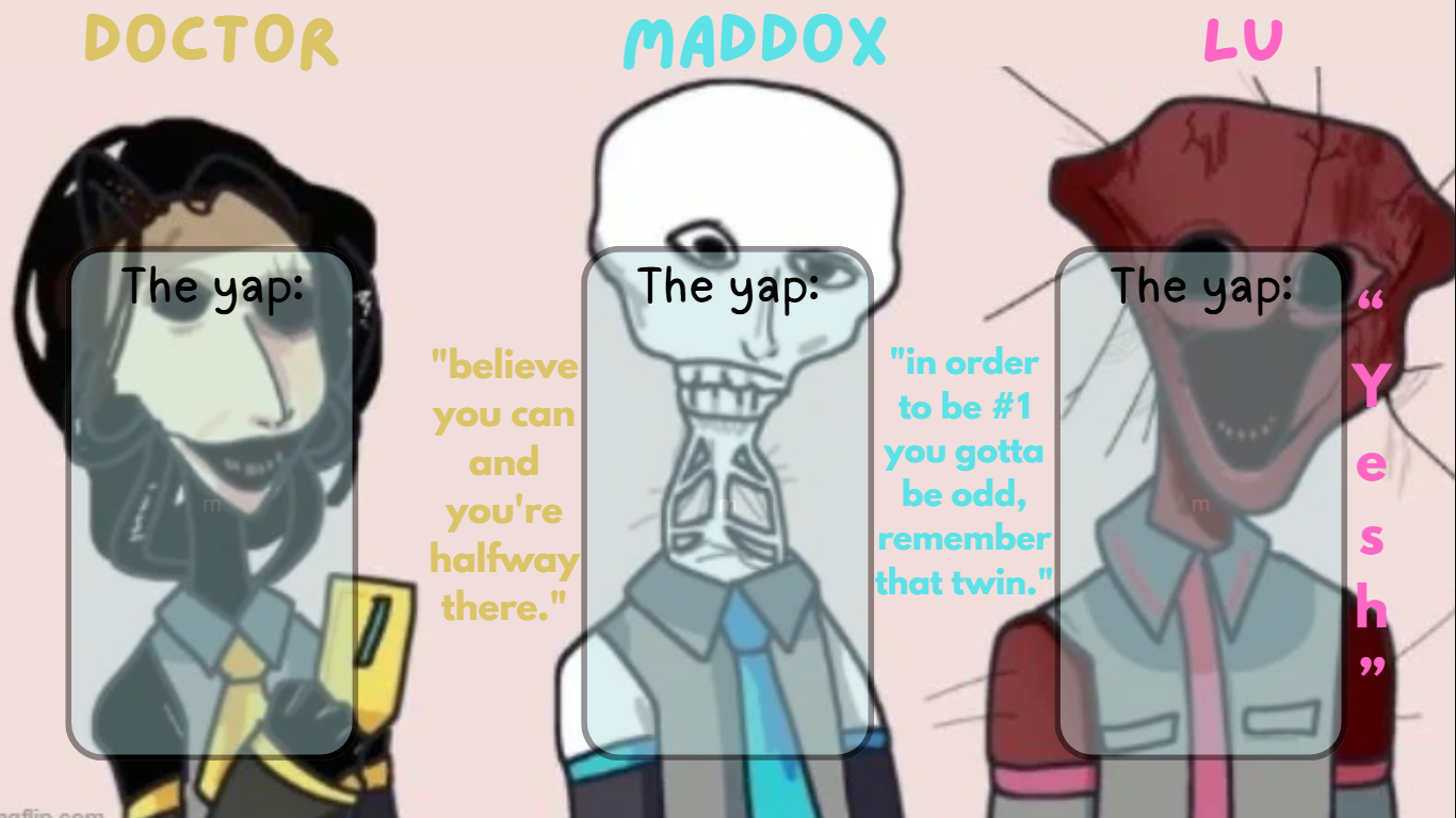 Doctor Maddox and lu shared temp Blank Meme Template