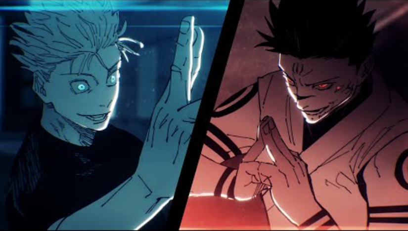 High Quality gojo vs sukana Blank Meme Template