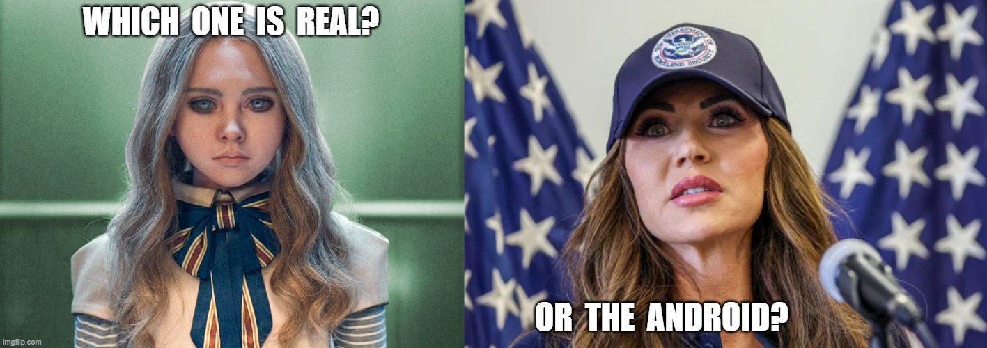 Better Than the Original | WHICH  ONE  IS  REAL? OR  THE  ANDROID? | image tagged in nature | made w/ Imgflip meme maker