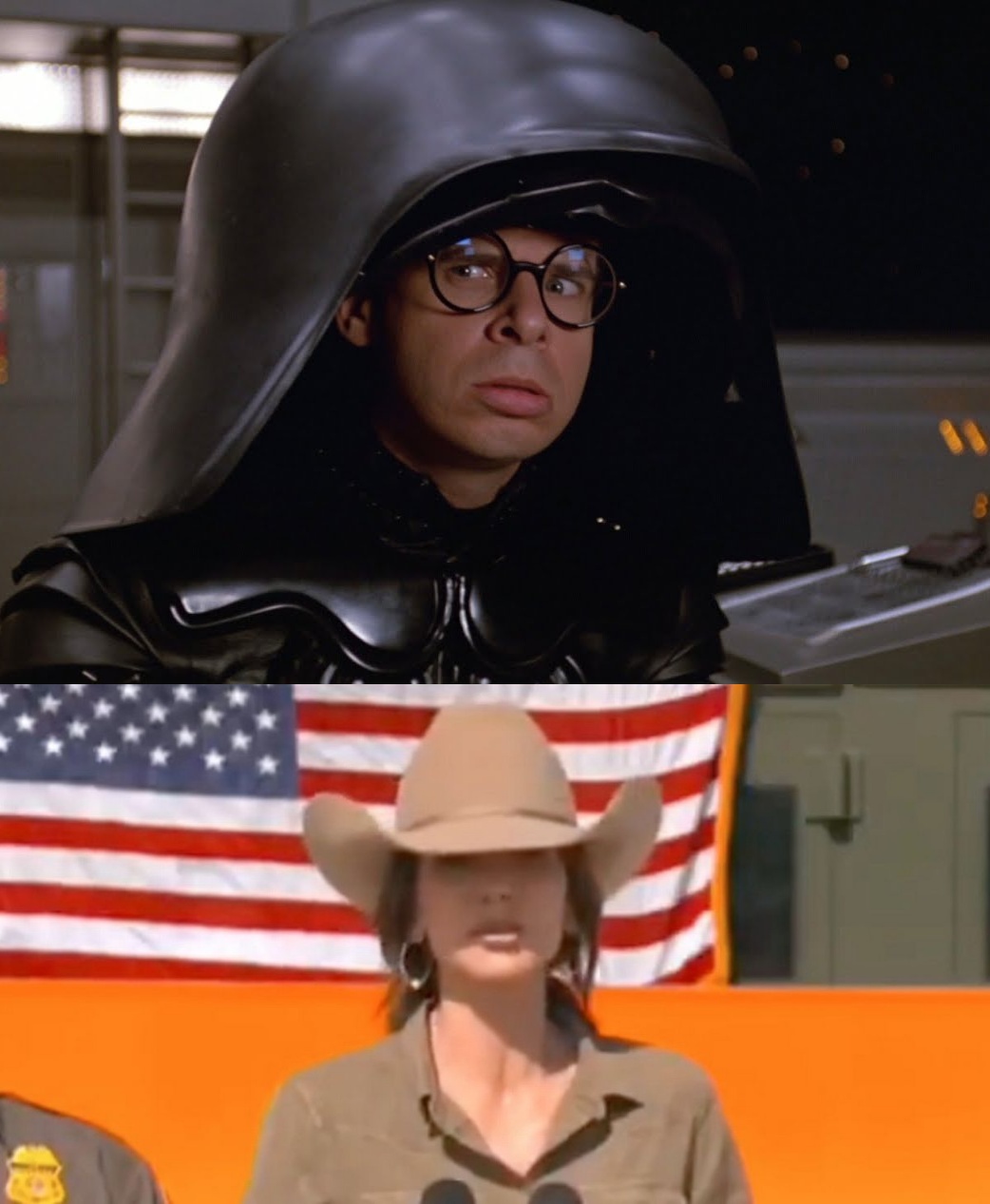 Kristi Noem - Dark Helmet Blank Meme Template