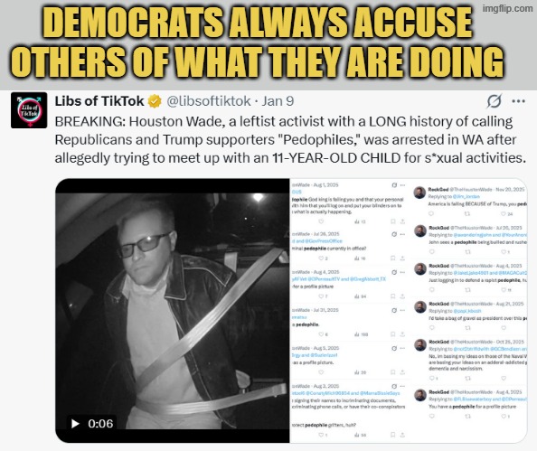 Democrats alwasy | DEMOCRATS ALWAYS ACCUSE OTHERS OF WHAT THEY ARE DOING | made w/ Imgflip meme maker
