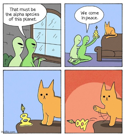 Alpha Species | image tagged in comics | made w/ Imgflip meme maker