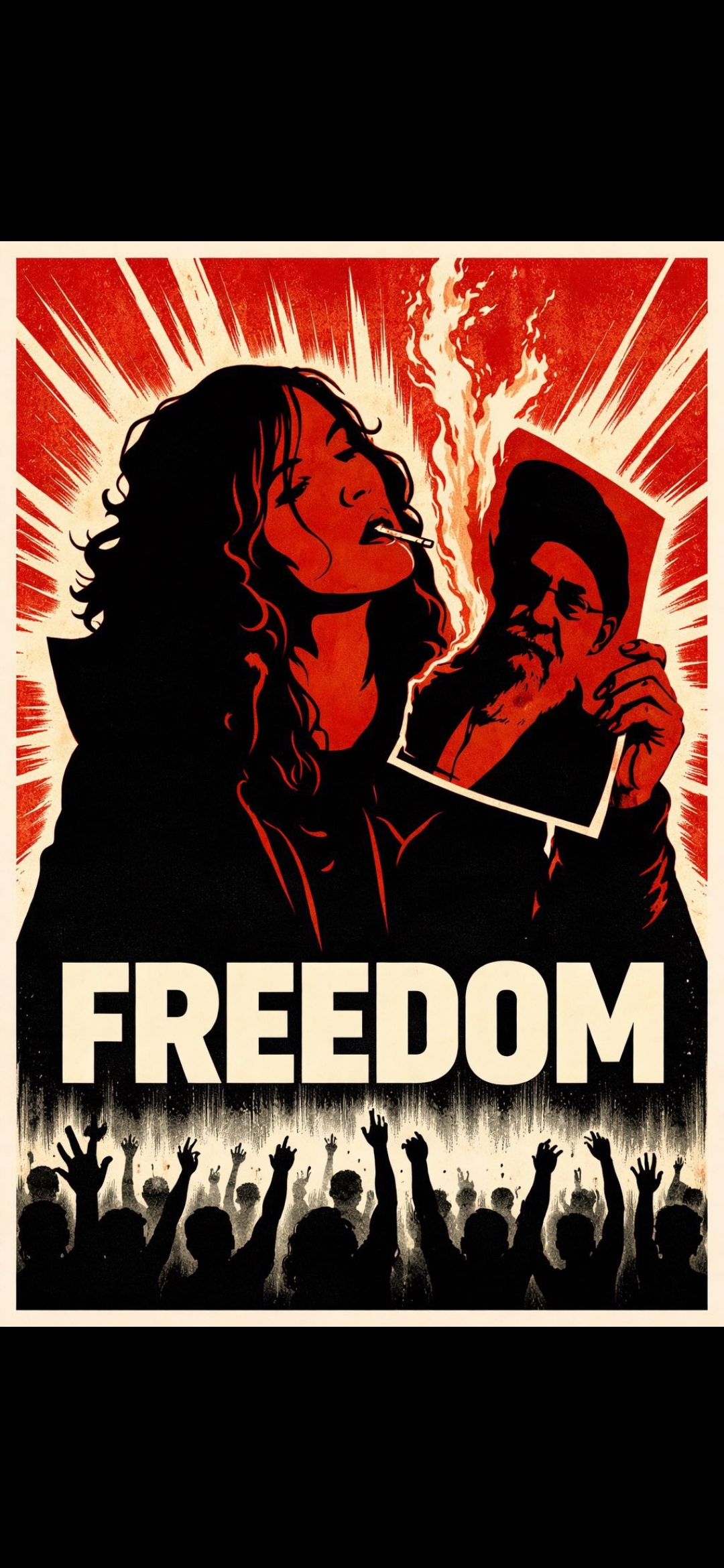 2026 Iranian revolution freedom Blank Meme Template