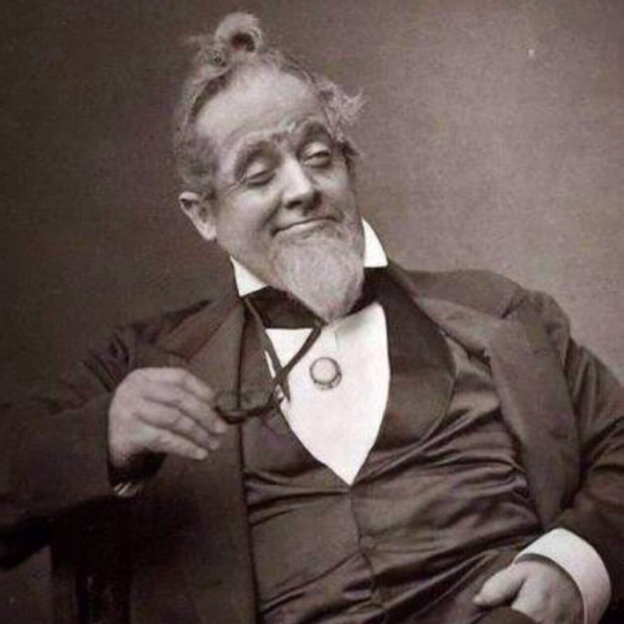 Smug man with monicle Blank Meme Template