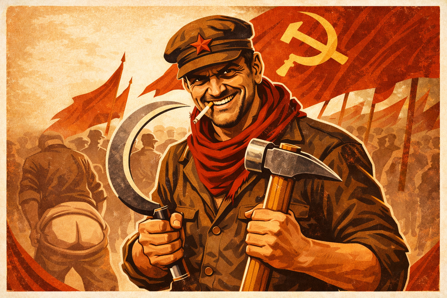 Communist 2 Blank Meme Template