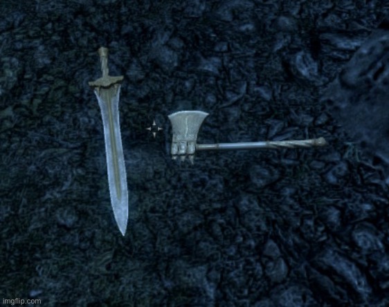 Which weapon looks cooler to wield? I need help deciding | made w/ Imgflip meme maker