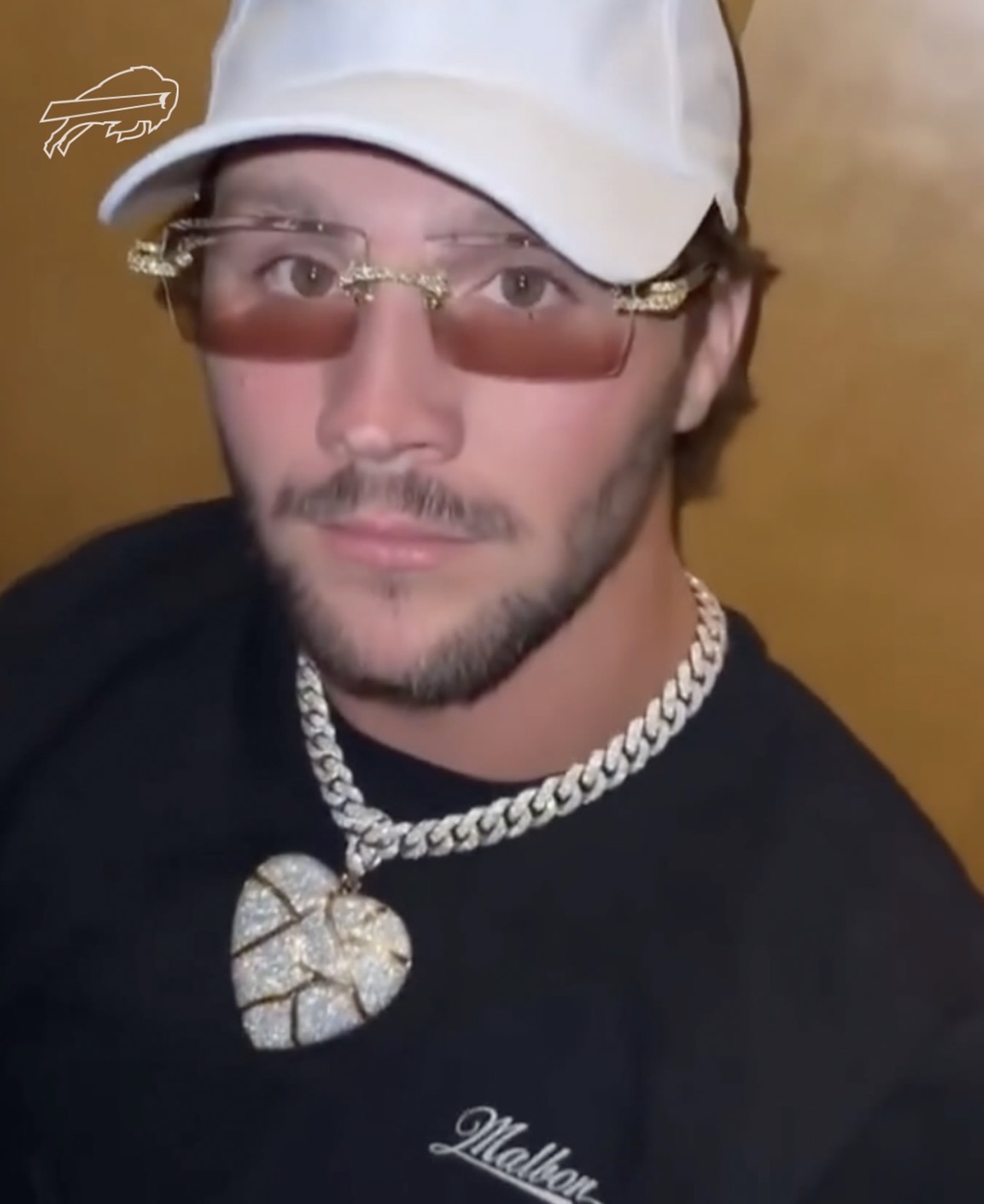 Josh Allen hard Blank Meme Template