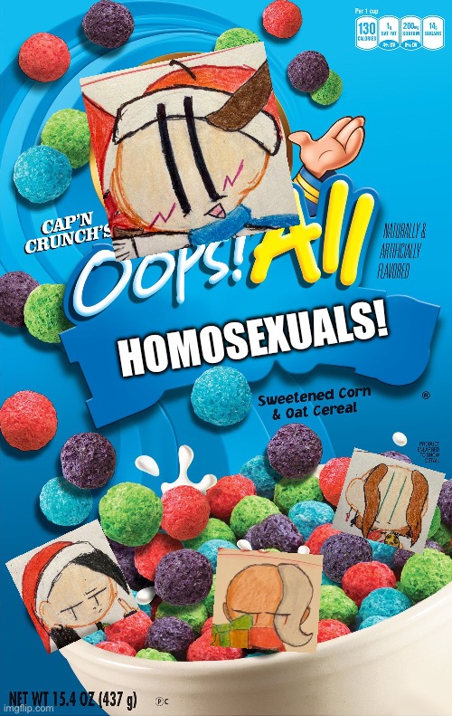 my first meme posted about my ocs! featuring quinn, valeria, aster, and jade :D | HOMOSEXUALS! | image tagged in oops all berries,ocs,homosexual | made w/ Imgflip meme maker