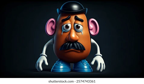 Sad Mr potato head Blank Meme Template