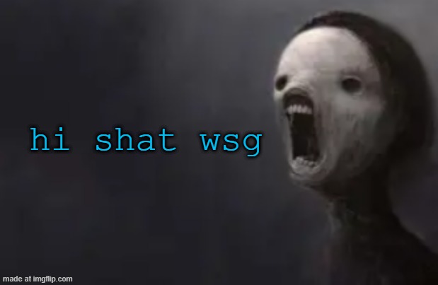 void lazy | hi shat wsg | image tagged in void lazy | made w/ Imgflip meme maker