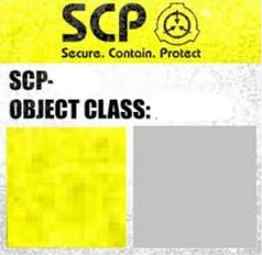 SCP Label Warning No Part 2 Blank Meme Template