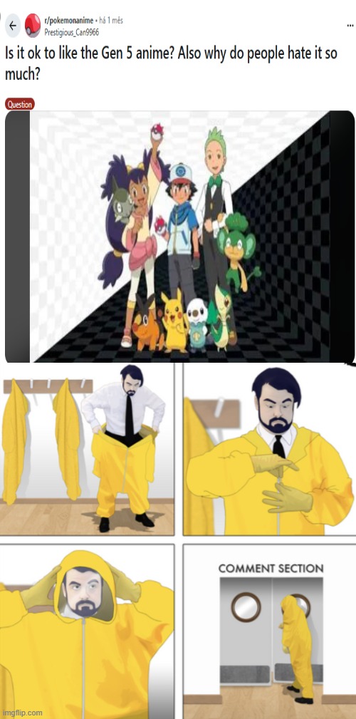 *insert side eye monke meme here* | image tagged in toxic comments,pokemon,anime,memes,funny,nintendo | made w/ Imgflip meme maker