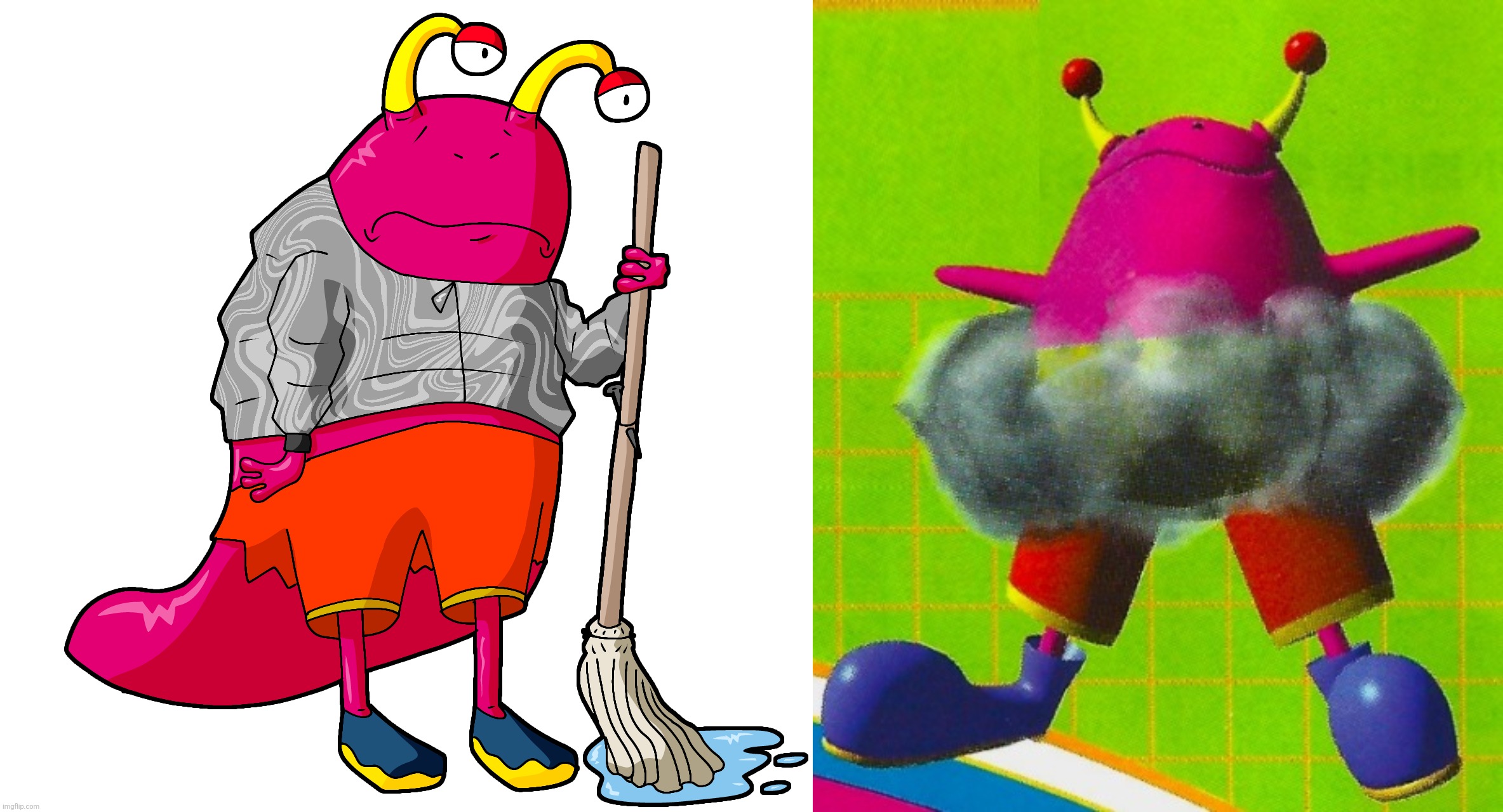 Glow up or glow down (new on left) | made w/ Imgflip meme maker