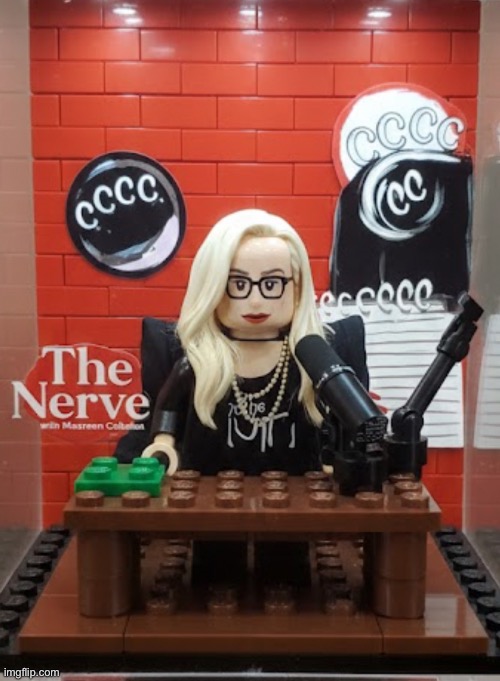 Mini Nerve | image tagged in maureen callahan,the nerve,mini nerve,ai art,lego art,brian einersen | made w/ Imgflip meme maker