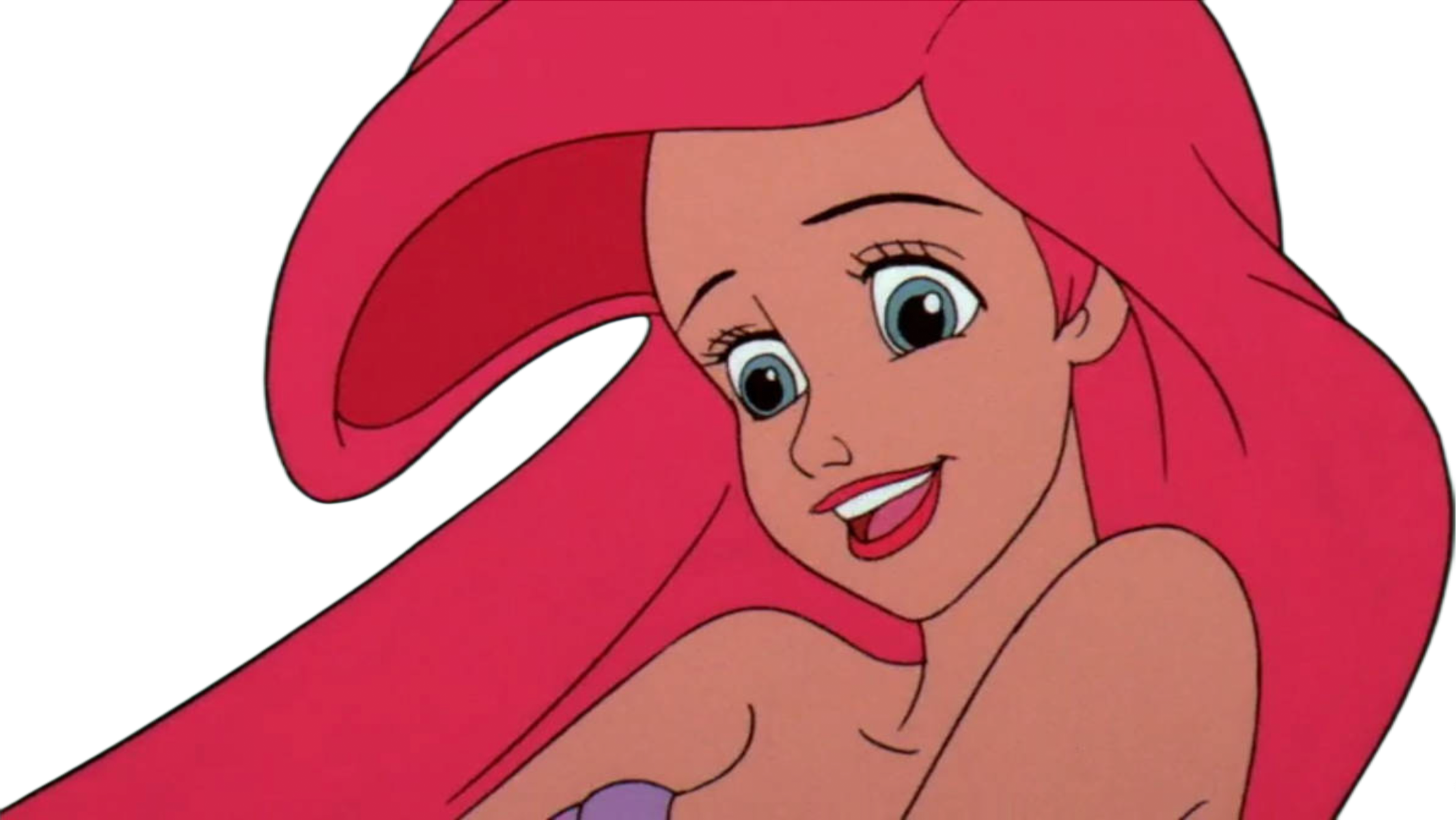 Happy Ariel Blank Meme Template