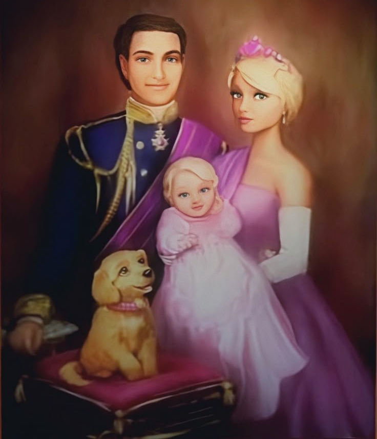 Reginald and Isabella With Their Daughter Sophia as a Baby Blank Meme Template