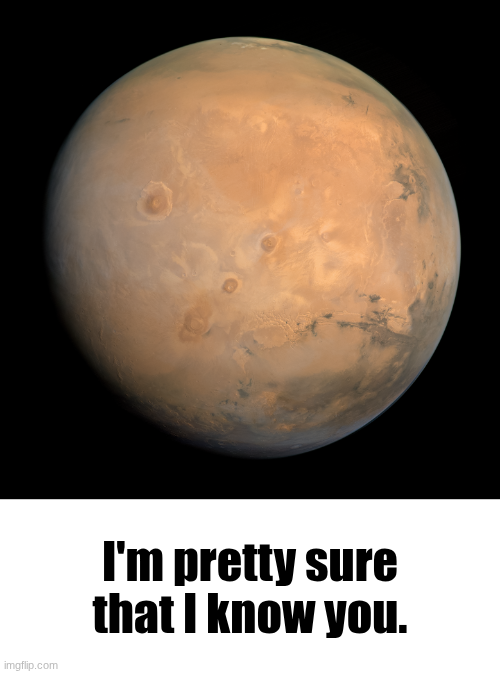 Mars Blank Meme Template