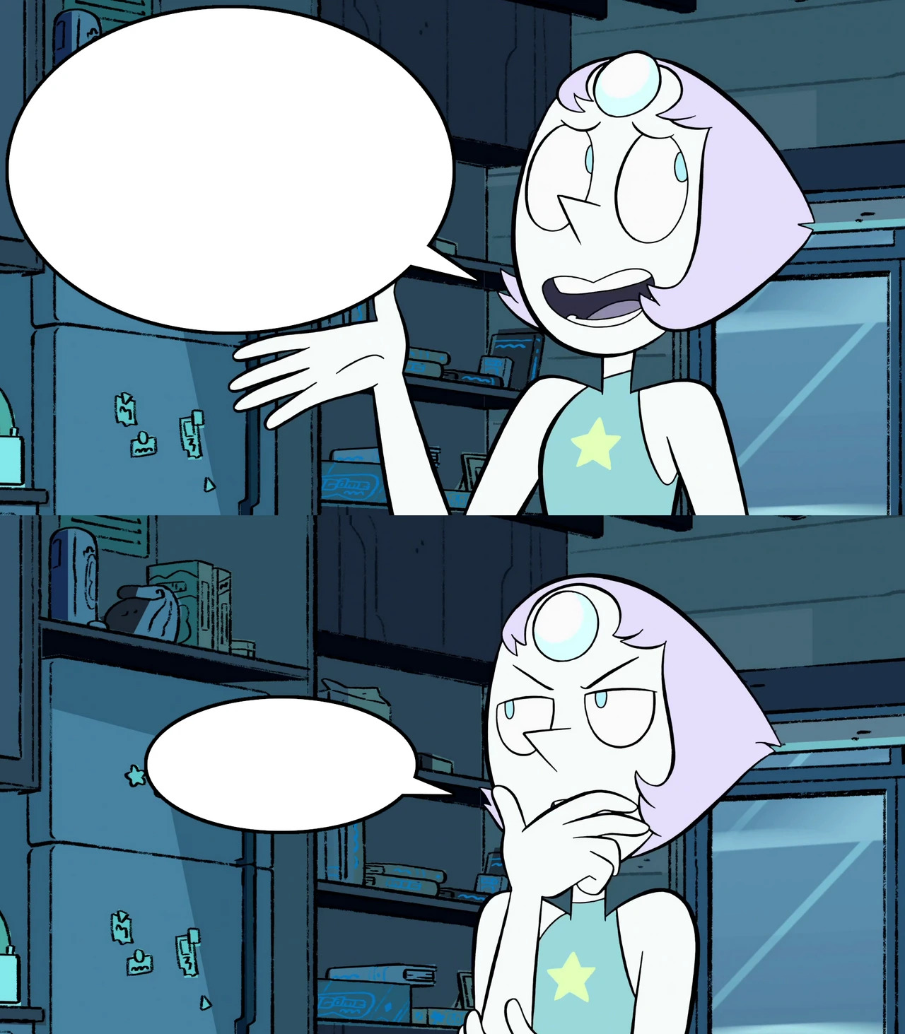 Stupid pearl Blank Meme Template