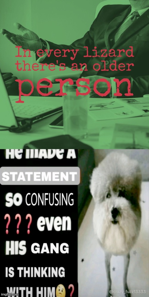 image tagged in he made a statement so confusing | made w/ Imgflip meme maker