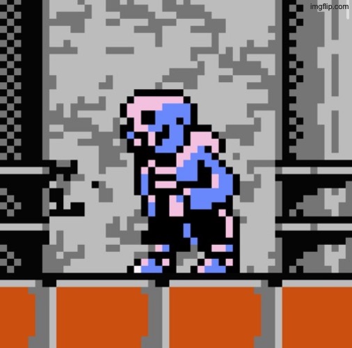 sans? Is that you as an enemy sprite from Castlevania? | made w/ Imgflip meme maker