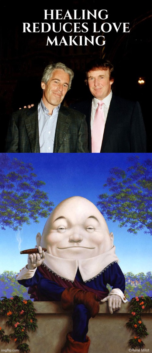 Why is trump and epstien here on inspirobot | image tagged in smokey yolkey | made w/ Imgflip meme maker