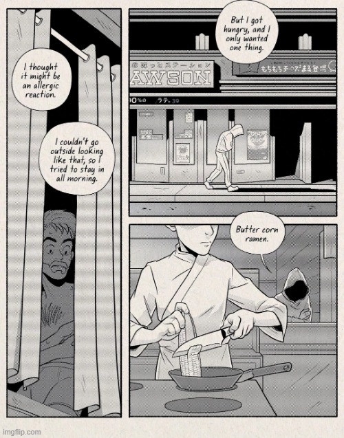 image tagged in allergy,hungry,restaurant,butter,corn,ramen | made w/ Imgflip meme maker