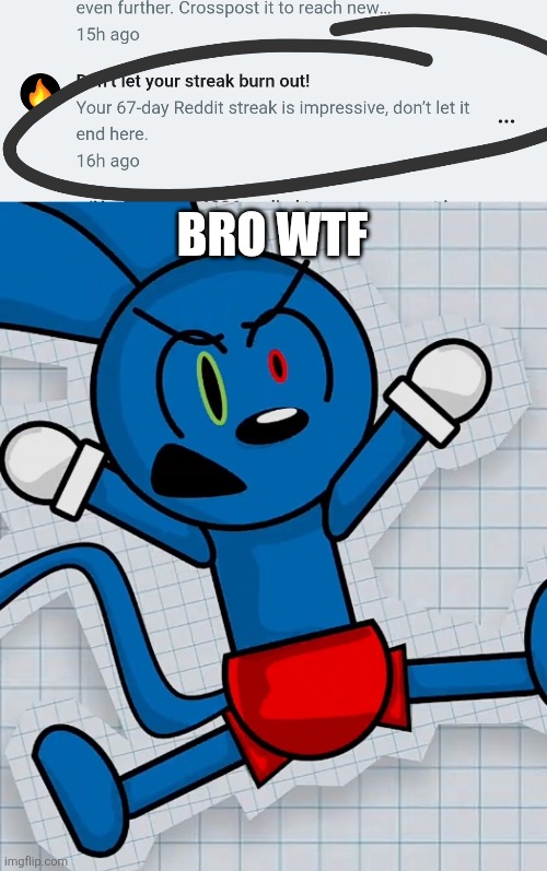 Tf | BRO WTF | image tagged in angered riggy,67,wtf,reddit | made w/ Imgflip meme maker