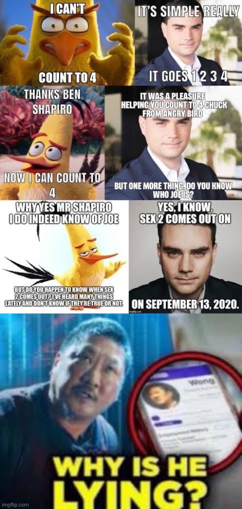 image tagged in why is he lying | made w/ Imgflip meme maker