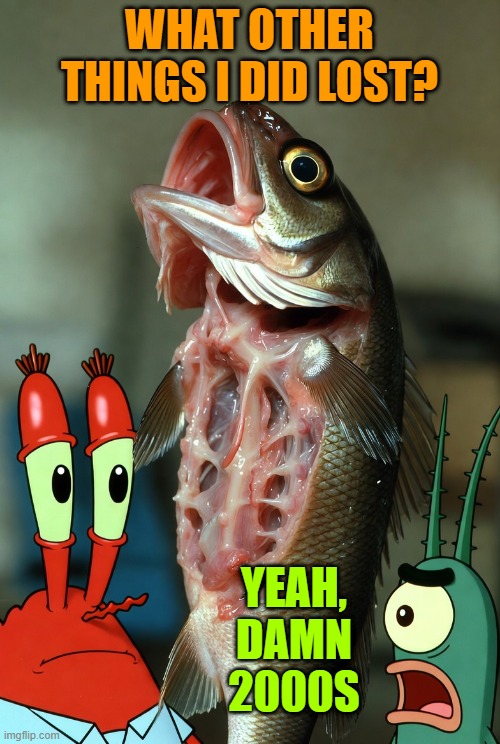WHAT OTHER THINGS I DID LOST? YEAH, DAMN 2000S | made w/ Imgflip meme maker