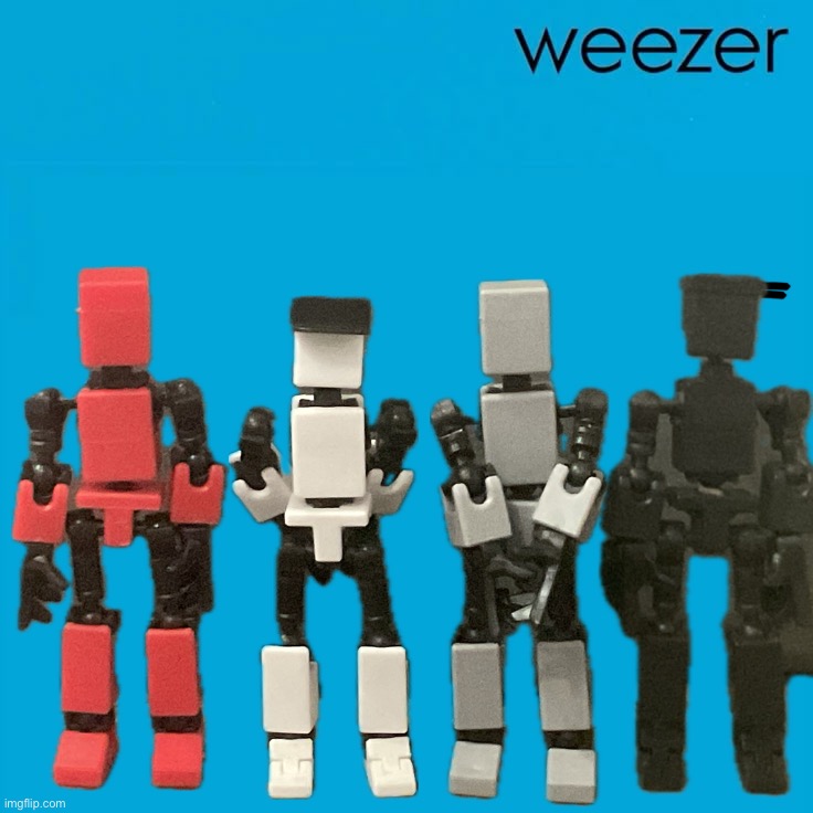 I GOT A RED ONE (His name is Pepper btw and he’s the friend of Kuro and Shiro but likes Kuro the most) | image tagged in weezer,edit,my collection is expanding | made w/ Imgflip meme maker