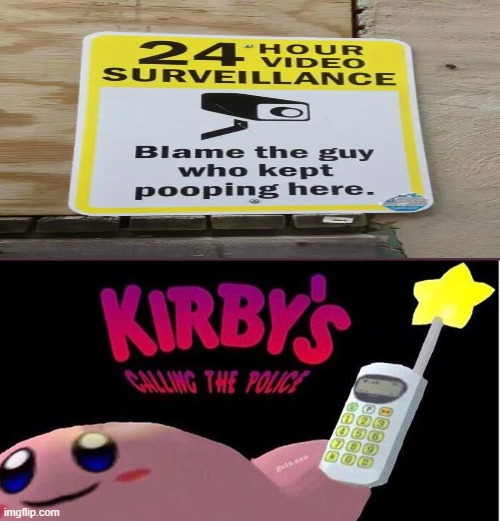 excuse me what the | image tagged in kirby's calling the police,what,kirby,memes,funny,nintendo | made w/ Imgflip meme maker