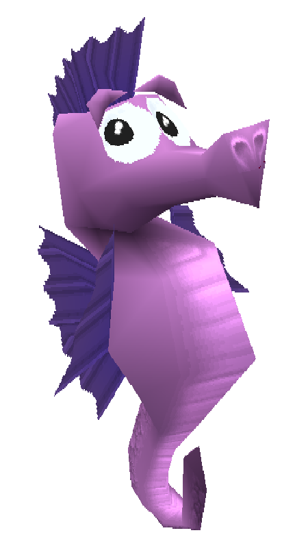 cute sea horse Blank Meme Template