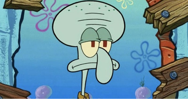 Squidward mood Blank Meme Template
