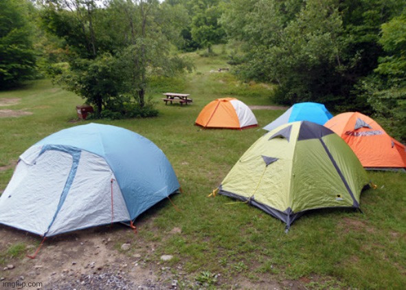 image tagged in tent city | made w/ Imgflip meme maker