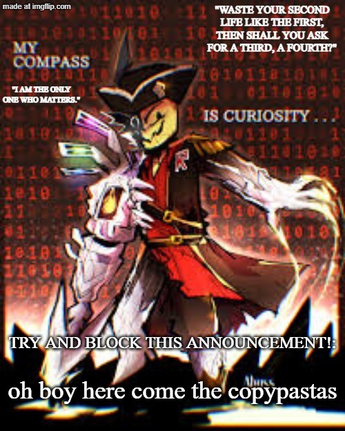 Dragnoc's gasharpoon announcement temp | oh boy here come the copypastas | image tagged in dragnoc's gasharpoon announcement temp | made w/ Imgflip meme maker