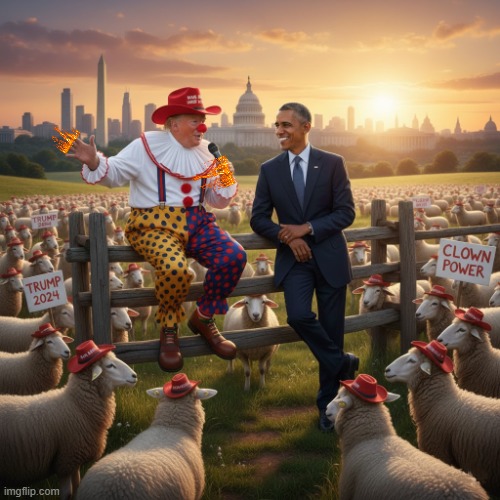 FOR DOING NOTHING | image tagged in trump,obama,maga,jealous girlfriend,cowboy wisdom,nobel prize | made w/ Imgflip meme maker