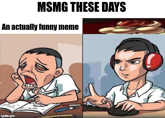 9geor3 | MSMG THESE DAYS; An actually funny meme | image tagged in geeked vs locked in,kids these days | made w/ Imgflip meme maker