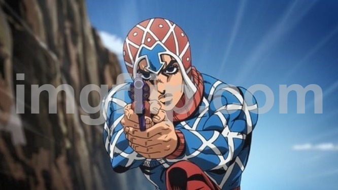 JoJo's Bizarre Adventure Guido Mista | image tagged in jojo's bizarre adventure guido mista | made w/ Imgflip meme maker