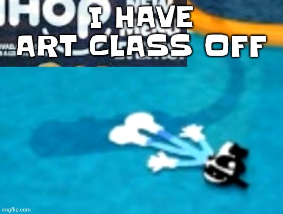 Too slow - the crystal method | I HAVE ART CLASS OFF | image tagged in the flattening | made w/ Imgflip meme maker