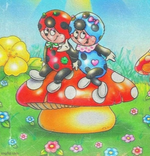 Cococinel et sa sœur Babicinel, les héroïnes coccinelles, personnages de dessins animés | image tagged in cococinel | made w/ Imgflip meme maker