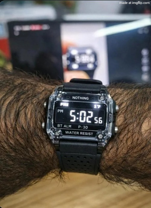 guys I bought a new watch how does it look | made w/ Imgflip meme maker