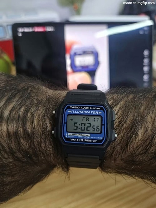 guys I bought a new watch how does it look | made w/ Imgflip meme maker