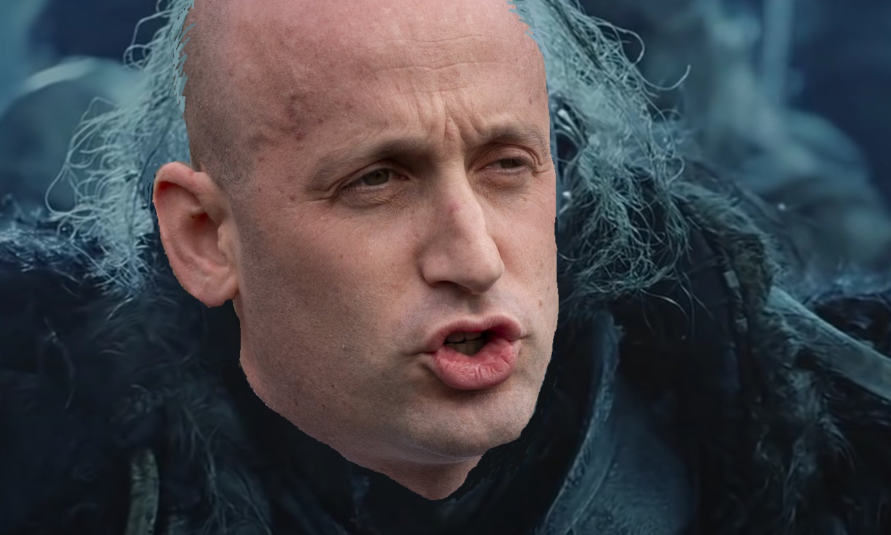 Hungry Orc Stephen Miller Blank Meme Template